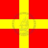 Marine signal flag: Letter "R" (Romeo)